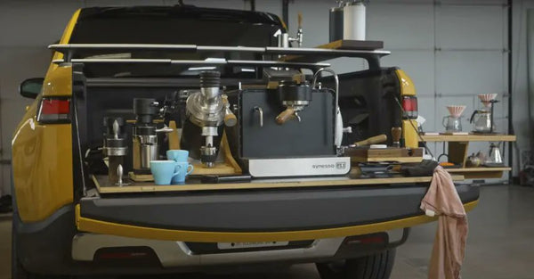 Rivian R1T Mobile Coffee Shop Mod Is The Coolest Ever