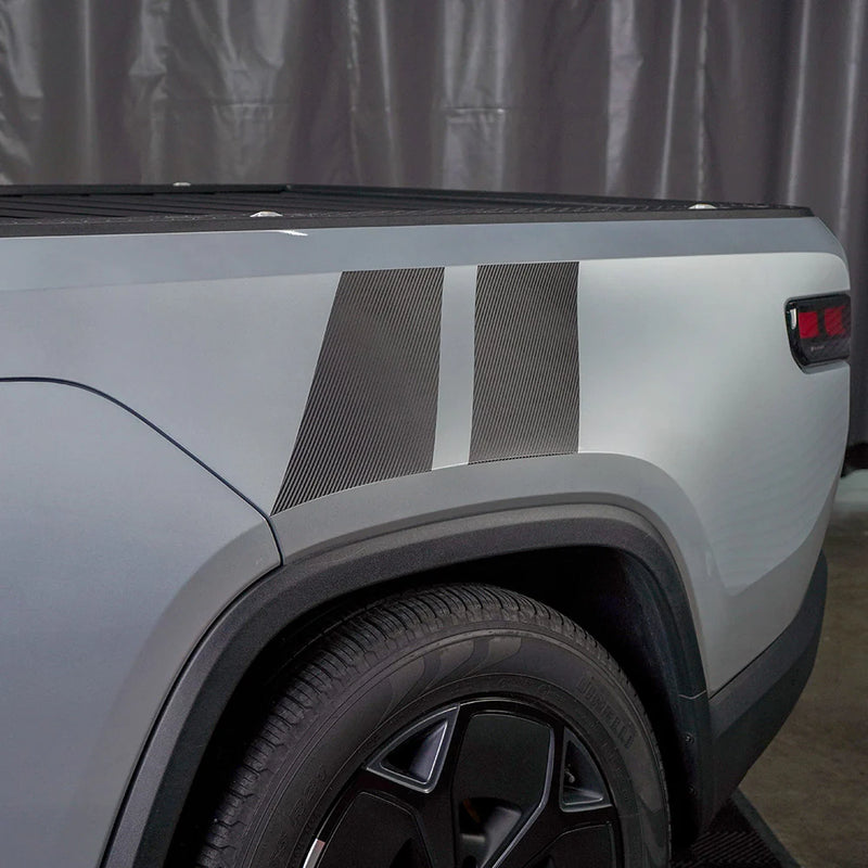 Rivian R1T Rear Fender Double Performance Stripes