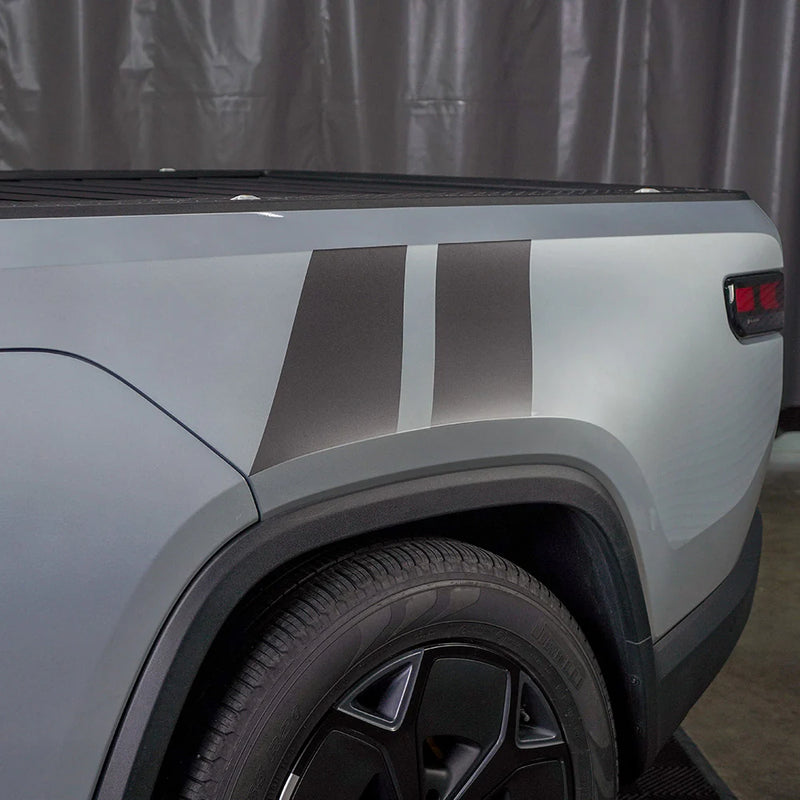 Rivian R1T Rear Fender Double Performance Stripes