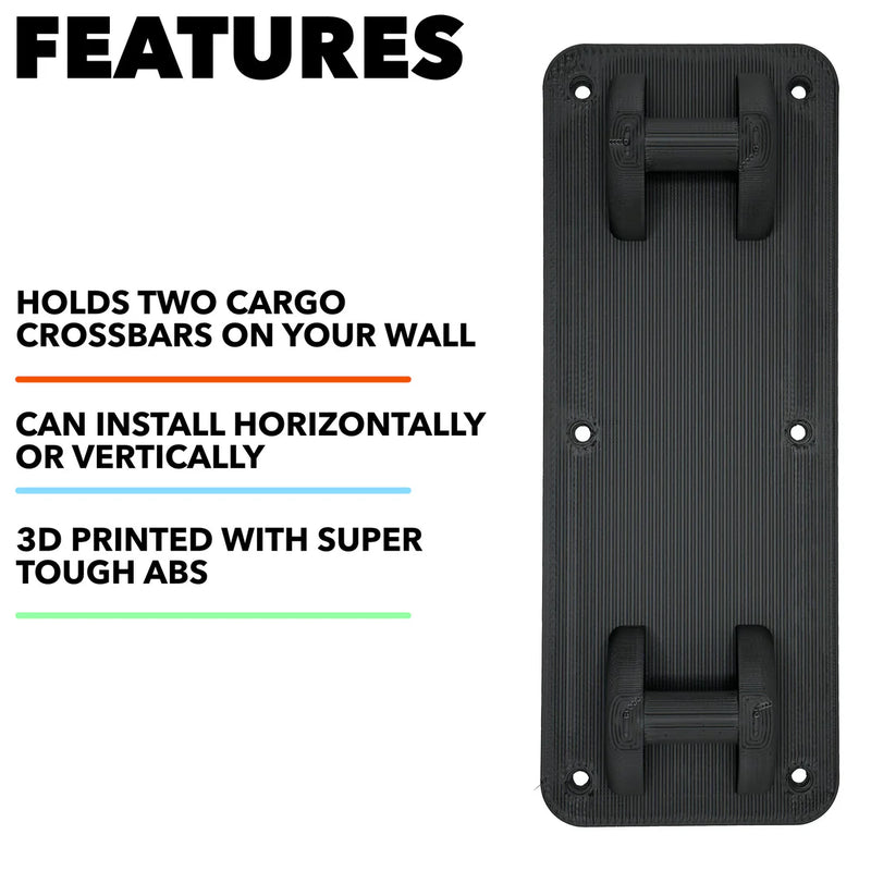 Rivian R1S & R1T Cargo Crossbars Wall Mount